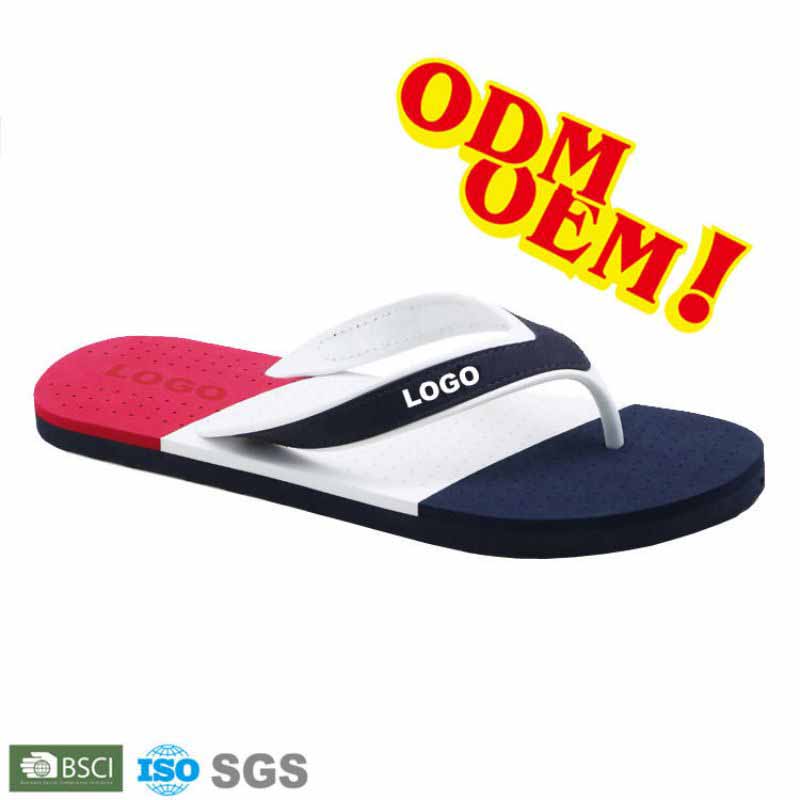 Aangepast Logo Outdoor Summer Beach Groothandel Hot Sales Men PVC Strap Casual Comfort Sport Eva Flip Flops Flipflops Slippers